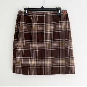 Charter Club Plaid Wrap Skirt